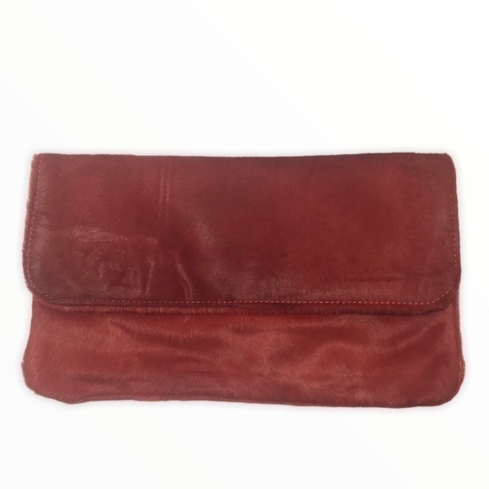 Zac posen made in Italy red clutch bag